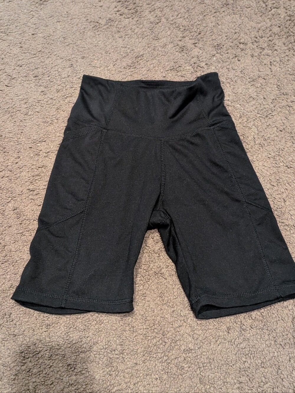 Juicy Couture Black High-Rise Bike Shorts